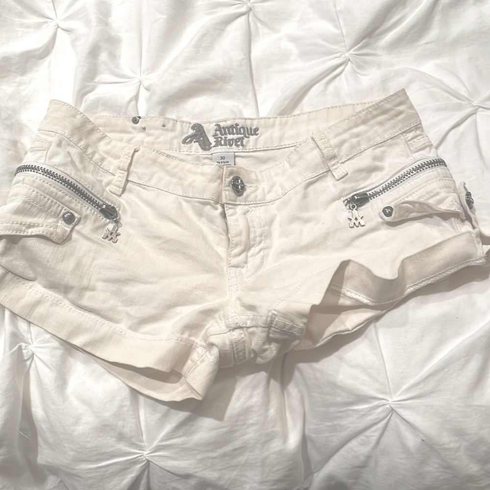 Antique River denim shorts